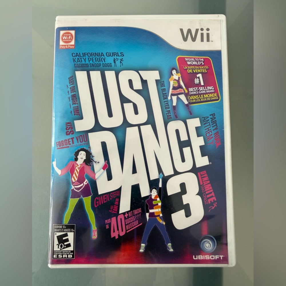 Just Dance 3 for Nintendo Wii with original case and instruction manual